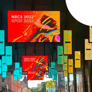 NBCS 2022 advertising screen